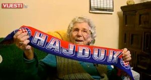 Najstarija navijačica Hajduka živi u Karlovcu na Švarči? 92-godišnja Dika je uz Hajduk već 72 godine